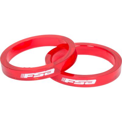 Entretoises de jeu de direction FSA (color&eacute;es, polycarbonate) - 5mm