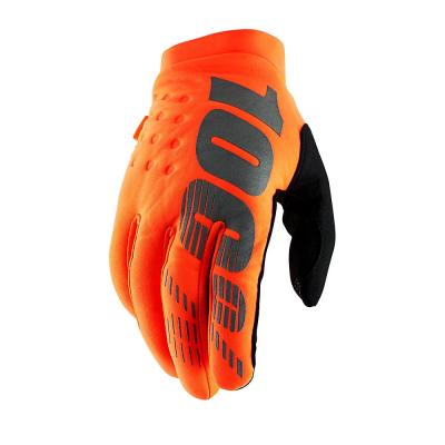 Gants 100% BRISKER 100% pour Homme &ndash; Orange Fluo/Noir, Taille XL