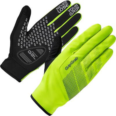 Gants longs gripgrab ride windproof jaune fluo