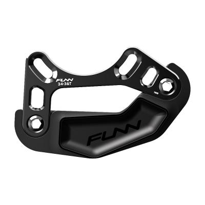 Funn Lateral Zippa Bash 26/32t Chain Guide Argent&eacute;