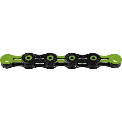 KMC DLC Cha&icirc;ne 10 Vitesses Unisexe, Noir/Vert, 116 Link