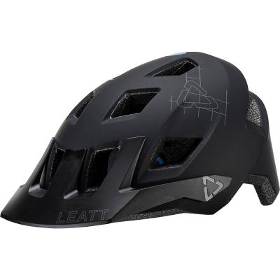 Leatt MTB All Mountain 1.0 Helmet - Stealth} - S}, Stealth}