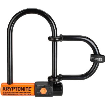 Kryptonite Messenger Plus Antivol de Velo Mixte Adulte, Noir/Orange