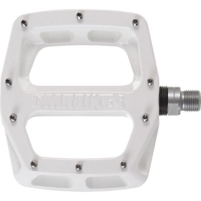 P&eacute;dales plates DMR V12 - Pure Blanc}, Pure Blanc}