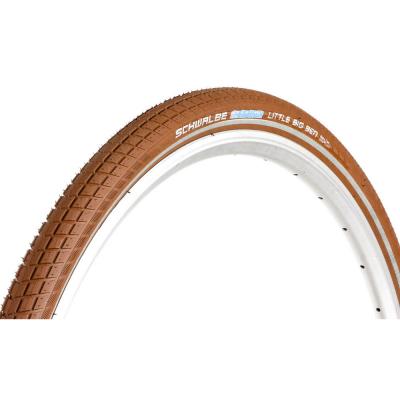 Pneu de route Schwalbe Little Big Ben - Marron/R&eacute;fl&eacute;chissant