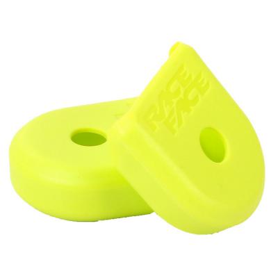 Race face paire de proteges manivelles carbone boot pedal jaune
