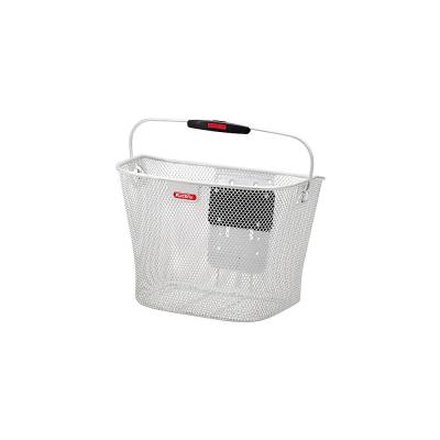 Panier avant klickfix maille fine 16l blanc