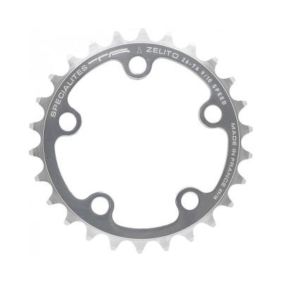 Plateau route triple int&eacute;rieur Specialit&eacute;s T.A. 5BRA ZELITO 7075 SHIMANO 9-10V.