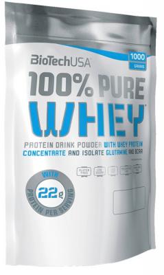 Biotech USA 100% Pure Whey 1000g Chocolat - Lactos&eacute;rum