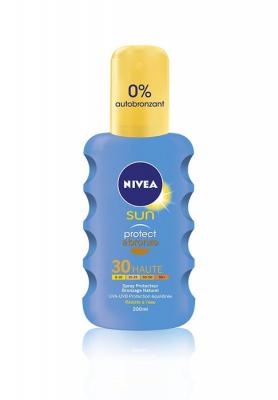 Spray protecteur activateur de bronzage SPF 30, r&eacute;sistant &agrave; l'eau