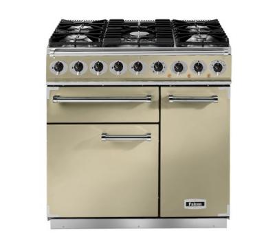Piano de cuisson Falcon CREME CHROME 90 CM GAZ F900DXDFCR/CM-EU