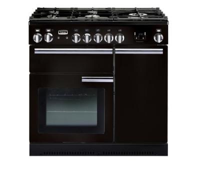 Piano de cuisson Falcon NOIR BRILLANT CHROME 90 CM GAZ PROP90DFGB/C-EU