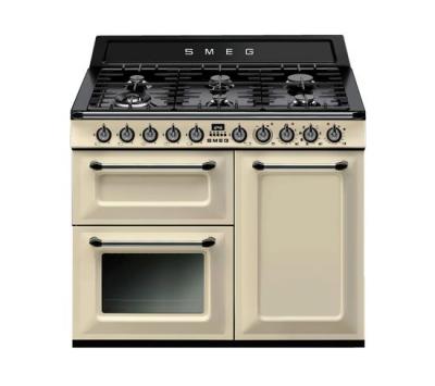Piano de cuisson Smeg VICTORIA 100cm MIXTE CREME - TR103P
