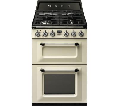 piano de cuisson SMEG TR62P 4 foyers Cr&egrave;me