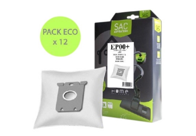 Sac synth&eacute;tique pour Aspirateur, x12 - HEEP00+ECO