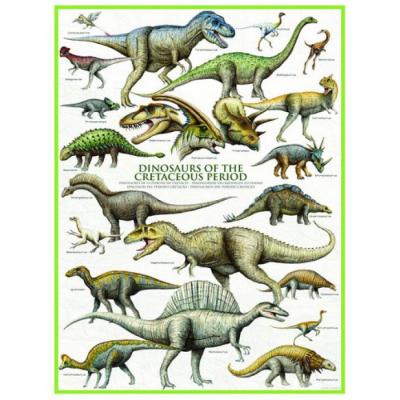 EuroGraphics Dinosaurs Cretaceous 1000 Piece Puzzle 