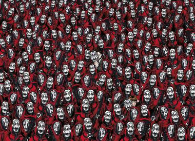 Puzzle 1000 pi&egrave;ces Clementoni La Casa de Papel Impossible 