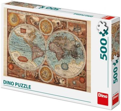 Dino Toys 502307 Puzzle Carte du Monde 4 130 cm Jouet