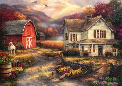 Puzzle Chuck Pinson - Relaxing on the Farm Grafika