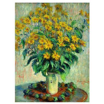 Puzzle Claude Monet - J&eacute;rusalem Fleurs d'artichaut Eurographics
