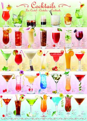 Eurographics puzzle 1000 pc - cocktails