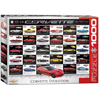 Eurographics Corvette Evolution Puzzle (Lot de 1000) 