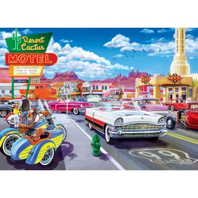 Puzzle Cruisin' Rt66 - Traversez Sur La Route 66 Master Pieces