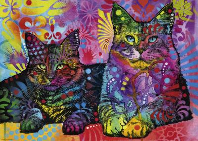 Heye - PUZZLE 1000P DEVOTED 2 CATS HEYE - 