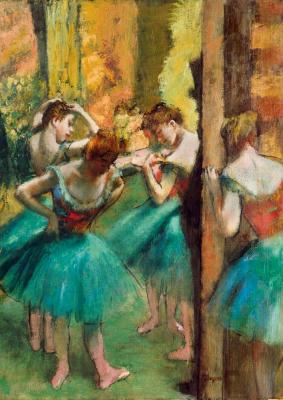 Bluebird puzzle Degas - Dancers, Pink and Green, 1890-1000 pieces