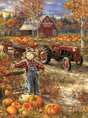 The Pumpkin Patch Farm 1000 pc Jigsaw Puzzle by SunsOut