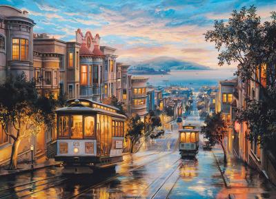 Puzzle Eugene Lushpin - San Francisco, Cable Car Heaven Eurographics