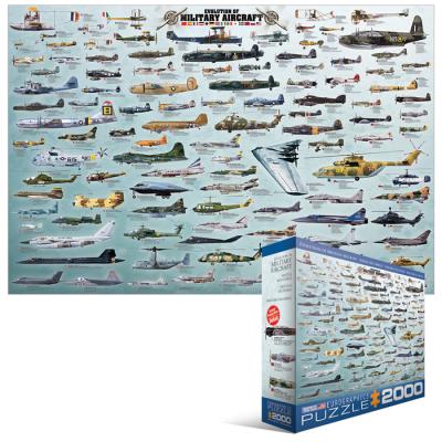 Puzzle Evolution des avions de guerre - 2000 pi ces 
