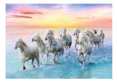 Puzzle 500 Pi&egrave;ces : Galloping White Horses, Trefl
