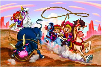 Puzzle Girl Power - Cowgirls Eurographics