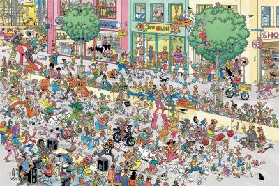 Puzzle Jan van Haasteren - &Agrave; vos talons, pr&ecirc;t, partez ! Jumbo