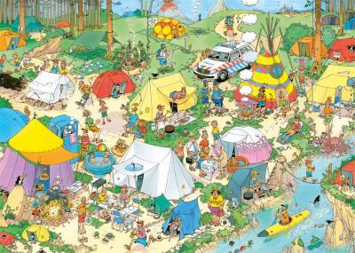 Puzzle JAN VAN HAASTEREN - CAMPING NATURE (1000 PIECES) Jumbo