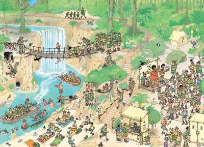 Puzzle 1000 pi&egrave;ces : JVH - Bienvenue dans la Jungle Jumbo 