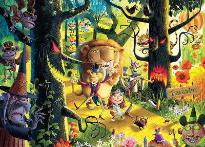 Puzzle 1000 pi&egrave;ces Ravensburger Le monde d'Oz Dean MacAdam 