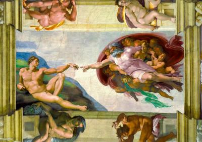 Puzzle Michelangelo - The Creation of Adam, 1511 Bluebird Puzzle