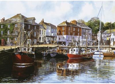 Puzzle 1000 pi&egrave;ces PADSTOW HARBOUR GIBSONS Multicolore