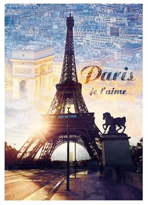 Puzzle 1000 Pi&egrave;ces : Paris, Je t'aime, Trefl 