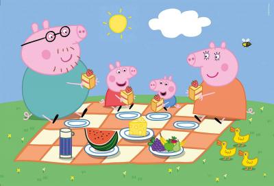 Clementoni Puzzle SupercolorPeppa Pig 24 pi&egrave;ces 