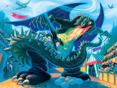 Puzzle Pi&egrave;ces XXL - Hungarian Horntail New York Puzzle Company