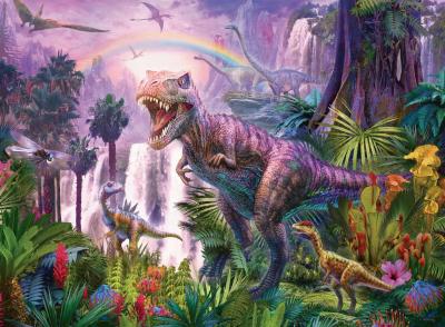 Puzzle Pi&egrave;ces XXL - Pays des Dinosaures Ravensburger