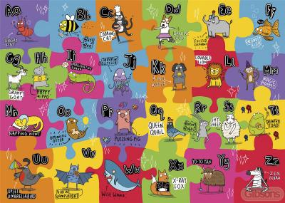 Puzzle Pi&egrave;ces XXL - The Unusual Alphabet Gibsons