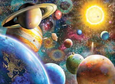 Puzzle Planets in Space Perre / Anatolian
