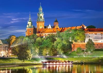 Puzzle 1000 pi&egrave;ces : chateau du wawel, pologne