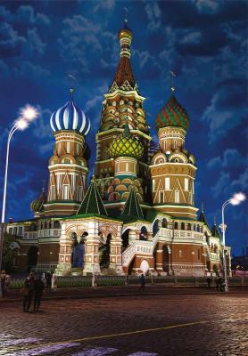 Puzzle Russie, Moscou - Cath&eacute;drale Saint-Basile-le-Bienheureux