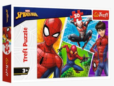 Puzzle Spiderman 30 pieces - Multicolore - Autre Mat&eacute;riau - guizmax