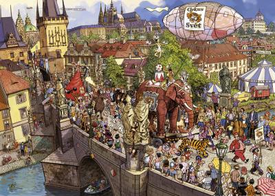Heye- Other License Puzzle 2000 pcs BTE Trian, 29926